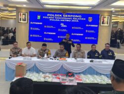 Polsek Serpong Gagalkan Peredaran, Amankan 2 Kg Sabu dan Tersangka di Bandung