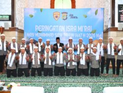 Tim Hadroh Brimob Metro Jaya Iringi Peringatan Isra Mi’raj di Polda Metro Jaya