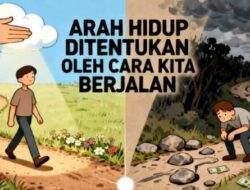 Arah Hidup Ditentukan oleh Cara Kita Berjalan