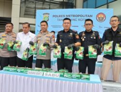 *Polres Metro Tangerang Kota Bongkar 25 Kg Sabu Jaringan Internasional, Diselundupkan Pakai Alphard