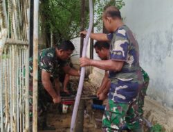 Tatkala Ada Pesantren Kesulitan Air Bersih, Dansatgas TMMD Reguler Ke-127 Kodim 0105/Abar Gerak Cepat Membuatkan Sumur Bor