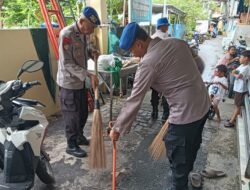 *Ditpolairud PMJ Bersih-Bersih Masjid di Penjaringan, Dukung Gerakan Indonesia Asri