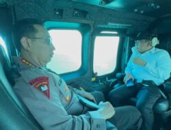 Cek Kesiapan Arus Mudik Pelabuhan Merak, Kapolri, Panglima hingga Menko PMK Patroli Naik Heli