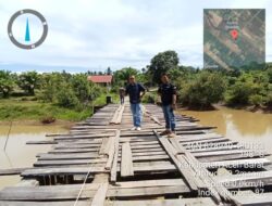 Demi Keselamatan Warga, PUPR Aceh Barat Perbaiki Jembatan Rusak di Arongan Lambalek