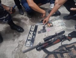 Tim Gabungan,Kodim 0201/Medan Ikut Gerebek Lokasi Pelaku Kriminal di Belawan,Softgun dan Narkoba Disita