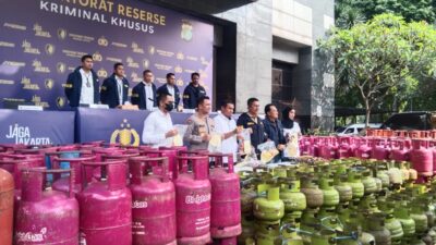 Polda Metro Jaya Bongkar Sindikat Oplosan Gas LPG Subsidi, Ribuan Tabung Disita