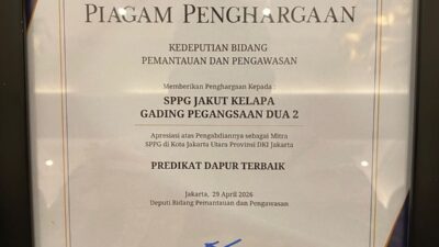 *Paling Memenuhi Standar Operasi, SPPG Pegangsaan Dua Polres Jakut Raih Predikat Dapur Terbaik Se-DKI Jakarta*