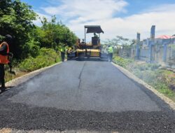 Akses Jalan Menuju Puskesmas Samatiga Mulai Diaspal