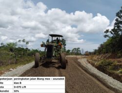 Gunakan Dana DOKA, PUPR Aceh Barat Bangun Jalan Blang Mee–Seuradeuk Bertahap