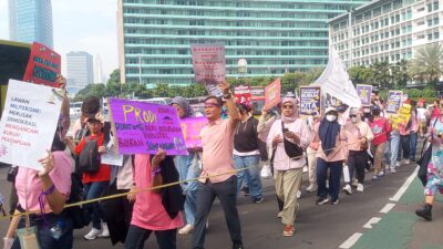 Hari Buruh 2026: API Soroti Militerisasi dan Eksploitasi Buruh Perempuan di Era Prabowo-Gibran   