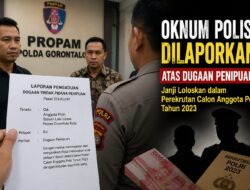 Tim kuasa Hukum DPN Hari Ini Laporkan Oknum Polri OA di Satuan Lalu Lintas Polres Gorontalo Kota ke Propam Polda Gorontalo atas Dugaan Penipuan  Warga Berinisial RJ