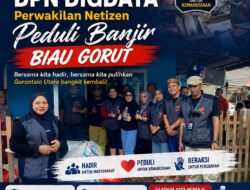 Tim Sosial Kemanusiaan DPN Digdaya Perwakilan Netizen Salurkan Donasi untuk Korban Banjir Bandang di Biau Gorut