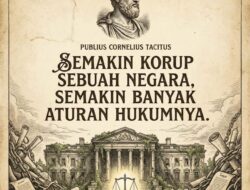 Kajian Filosofis, Historis, dan Implementasi Pemikiran Publius Cornelius Tacitus: “Semakin Korup Sebuah Negara, Semakin Banyak Aturan Hukumnya”
