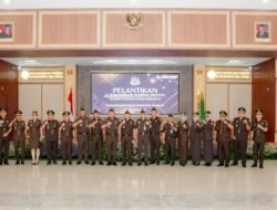 Pelantikan Dan Pengambilan Sumpah Jabatan Pejabat Eselon lll dan IV Pada Wilayah Kejati Sumsel  