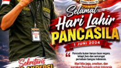 Dalam Rangka Memperingati Hari Lahir Pancasila, Sekretaris DPC AKPERSI Kota Gorontalo : “Pancasila Harus Menjadi Pedoman dalam Menjaga Persatuan Bangsa”