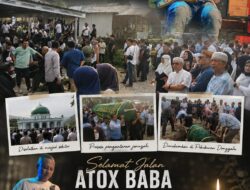 Duka Mendalam Iringi Pemakaman Musisi Gorontalo Atox Baba
