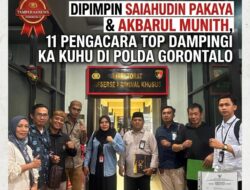Ciri Khas Gorontalo Melekat, Ka Kuhu Hadapi Panggilan Polda dengan Kemeja Kerawang & Kopiah Karanji