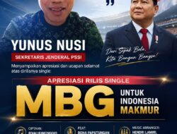 Dari Meksiko, Sekjen PSSI Yunus Nusi Apresiasi Rilis Single “MBG Untuk Indonesia Makmur” 