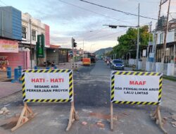 Proyek Jalan Cokroaminoto Tak Kunjung Rampung, Warga dan Pelaku UMKM Keluhkan Dampaknya