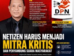 Pembina DPN: Netizen Harus Menjadi Mitra Kritis dan Penyambung Suara Masyarakat