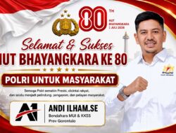 Andi Ilham Sampaikan Ucapan Selamat HUT Bhayangkara ke-80, Dukung Polri Terus Mengabdi untuk Masyarakat