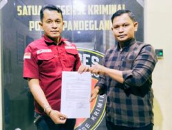 Pesan WA “Media Ulah Dibawa2 BAE JA NESOB” Berujung Laporan ke Polres Pandeglang
