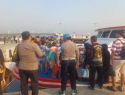 JJOS Perkuat Pelayanan dan Pengamanan Wisatawan Kepulauan Seribu di Dermaga Kali Adem