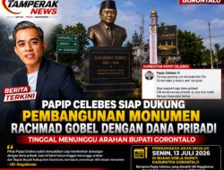 Papip Celebes Siap Dukung Pembangunan Monumen Rachmad Gobel dengan Dana Pribadi, Tinggal Menunggu Arahan Bupati Gorontalo