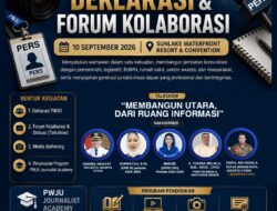 PWJU Gelar Deklarasi & Forum Kolaborasi, Cetak Jurnalis Masa Depan Lewat PWJU Journalist Academy