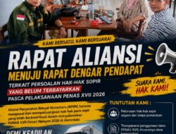 APRN Minta DPRD Gelar RDP, Desak Pengusutan Dana PENAS XVII dan Pelunasan Hak Sopir
