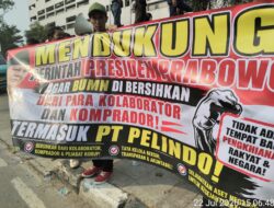 GERAK BUMN Gelar Aksi di Pelindo Tower, Desak Evaluasi Pimpinan dan Tata Kelola Perusahaan