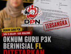 Oknum Guru P3K SDN 15 Dulupi Berinisial FL Ditetapkan sebagai Tersangka, DPN Siap Surati BKD, Sekda dan Bupati Boalemo