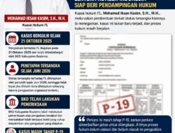 Kuasa Hukum FL Bantah Narasi “Tersangka Baru”, Tegaskan Kasus Bergulir Sejak Oktober 2025 dan Masih Tahap P-19