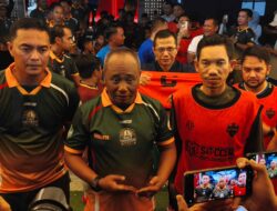57 Tim Ramaikan Turnamen Mini Soccer Piala Danrem 012/Teuku Umar