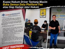 Somasi Terakhir Dilayangkan! Kuasa Hukum Driver Tantang Maxim Buka Semua Data Platform Fee atau Siap Hadapi Jalur Hukum