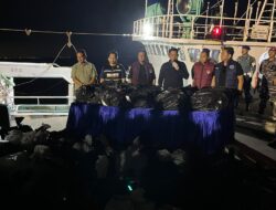 Sejumlah 1,3 Ton Ketamin Disergap Tim Gabungan! Kapal Asing Dibekuk di Bintan