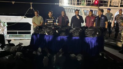 1,3 Ton Ketamin Disergap Tim Gabungan! Kapal Asing Dibekuk di Bintan