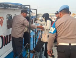 Polsek Kawasan Sunda Kelapa Polres Priok, Perkuat Pelayanan & Pengamanan Wisatawan di Dermaga Kali Adem Muara Angke