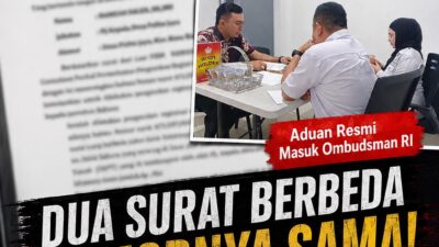 DUA SURAT, SATU NOMOR! Administrasi Desa Pelita Jaya Dipertanyakan, Aduan Resmi Masuk Ombudsman