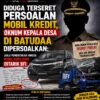 Diduga Terseret Persoalan Mobil Kredit, Oknum Kepala Desa di Batudaa Dipersoalkan: Janji Pembayaran hingga Mobil Berujung Ditarik BFI