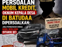 Diduga Terseret Persoalan Mobil Kredit, Oknum Kepala Desa di Batudaa Dipersoalkan: Janji Pembayaran hingga Mobil Berujung Ditarik BFI