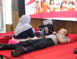 Semarak HUT Kemerdekaan RI; PMJ Merdeka Bersama Masyarakat, Polres Priok Gelar Donor Darah untuk Masyarakat