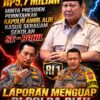 Presiden Diminta Turun Tangan: “Kapolri Harus Bongkar Dugaan Laporan Rp5,7 Miliar yang Diyakini Di-86-kan di Polda Riau”