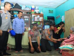 Wujudkan polri sebagai sosok yang melayani, SPN Polda Metro Jaya libatkan siswa diktuk dlm aksi peduli warga sekitar.