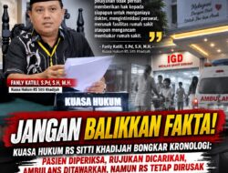“Jangan Balikkan Fakta!” Kuasa Hukum RS Sitti Khadijah Bongkar Kronologi: Pasien Diperiksa, Rujukan Dicarikan, Ambulans Ditawarkan, Namun RS Tetap Dirusak