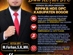 Ketua DPC Kabupaten Bogor Bang Haji Farhan SH MH Dorong Jajaran Aktif dalam Kegiatan Sosial