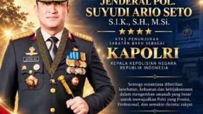 Saiful Chaniago, S.E. Sampaikan Selamat kepada Jenderal Pol. Suyudi Ario Seto, S.I.K., S.H., M.Si. atas Pengangkatan sebagai Kapolri