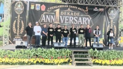 Kapolres Metro Jakarta Utara Hadiri Anniversary ke-10 Ojol, Perkuat Sinergi Jaga Kamtibmas